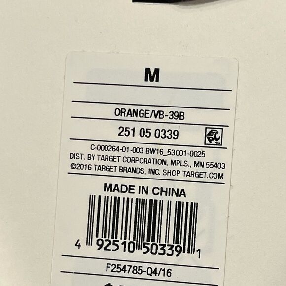 NWT Victoria Beckham Orange Scallop Trim Twill Skirt Size Medium - Picture 9 of 9